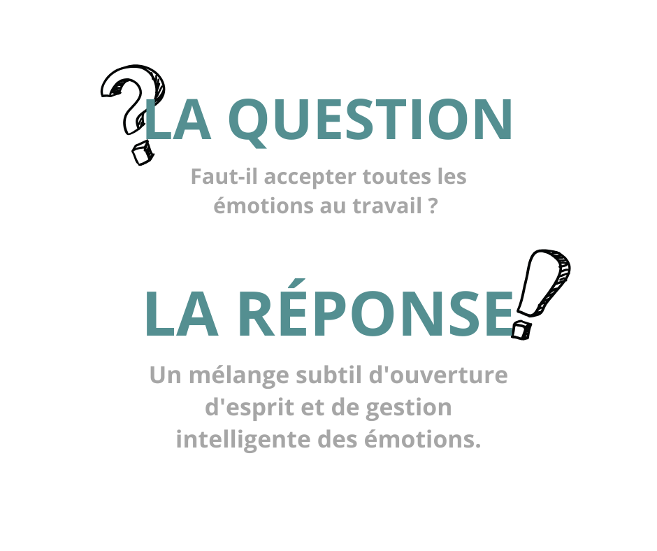 La réponse à la question des émotions au travail